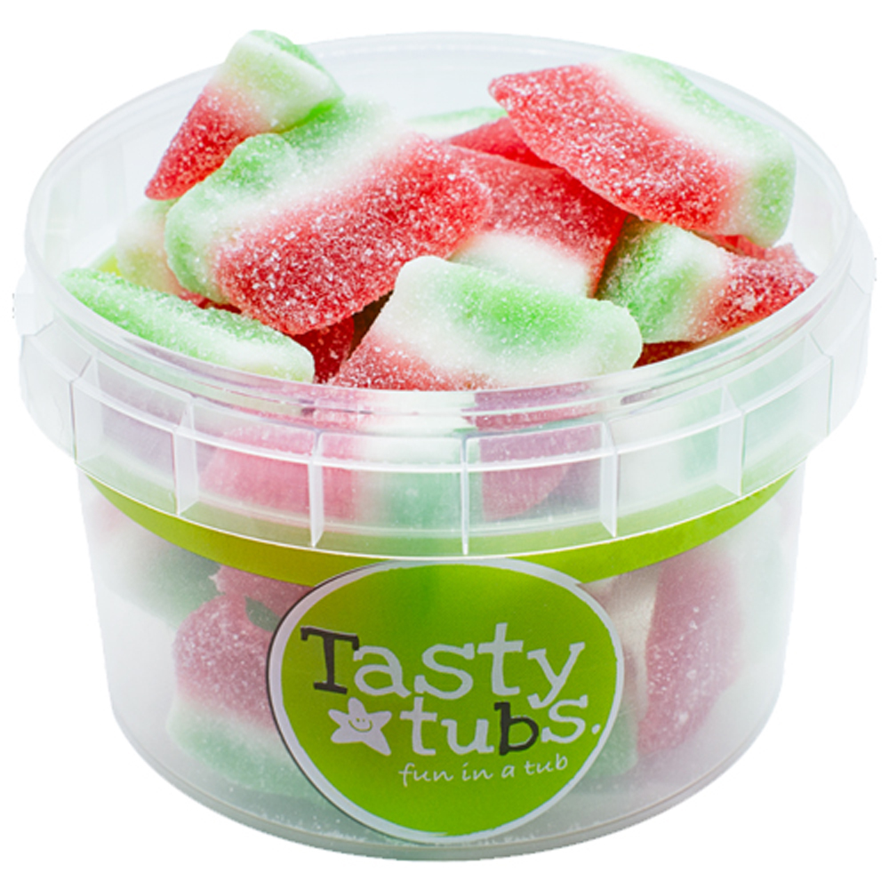 Tasty Tubs Fizzy Watermelon Slices 120g PMP pack shot