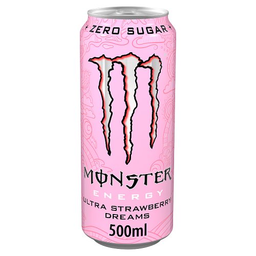Monster Energy Drink Strawberry Dream 500ml pack shot