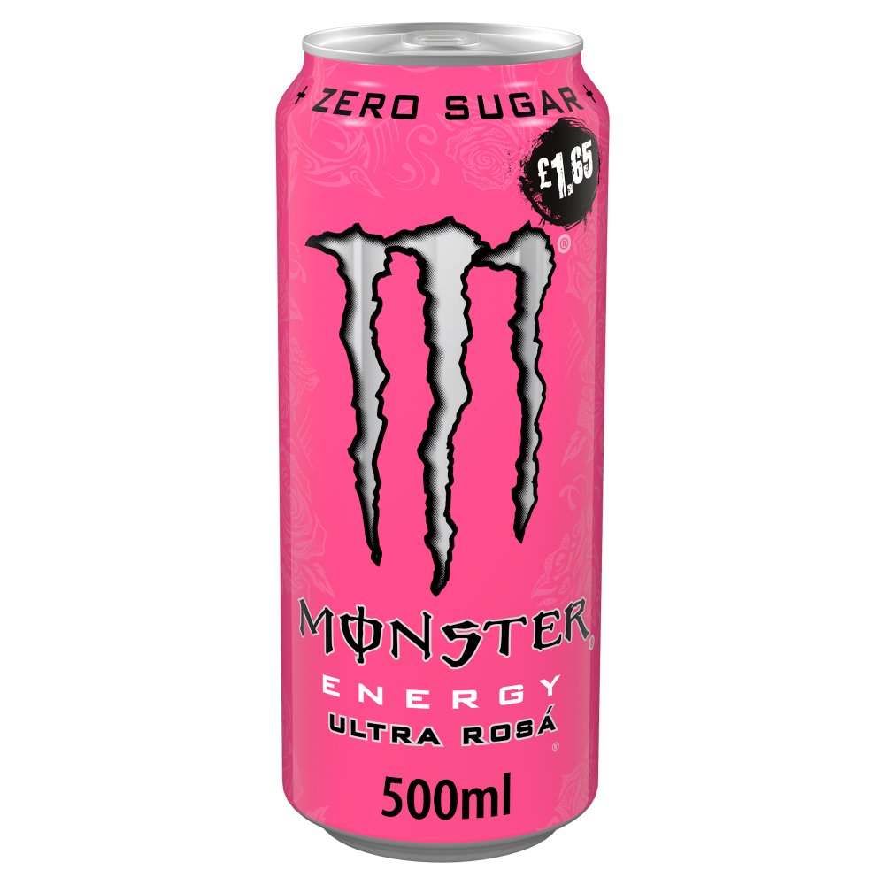 Monster Energy Ultra Rosa PM £1.65 500ml pack shot