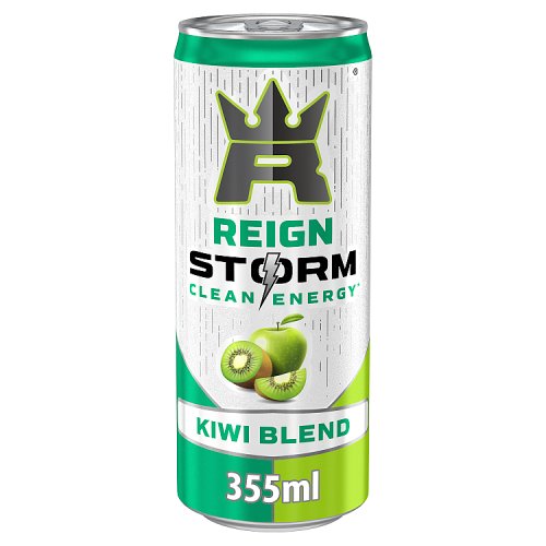 Reign Energy Storm Clean Energy Kiwi Blend 355ml pack shot