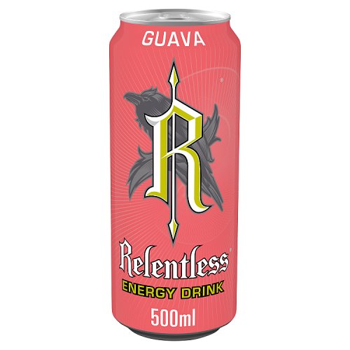 Relentless Guava 500ml pack shot