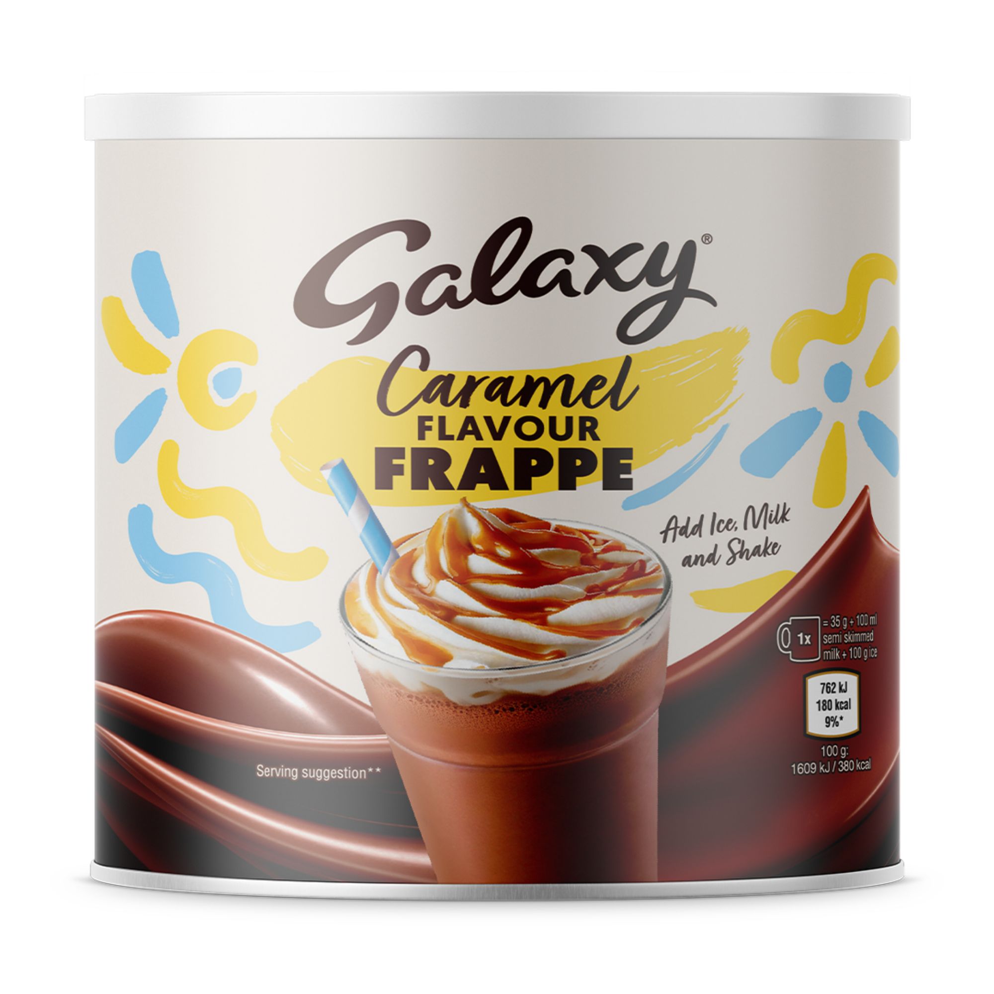 Galaxy Caramel Frappe 1kg pack shot