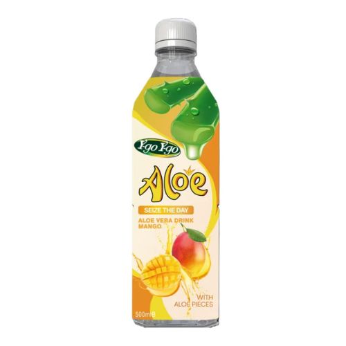 Ygo Ygo Aloe Vera Drink Mango 12 x 500ml pack shot