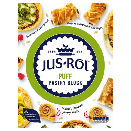 Jus Rol Puff Pastry Block 500g pack shot