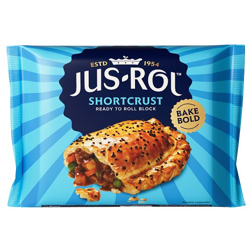 Jus Rol Shortcrust Pastry Block 500g pack shot