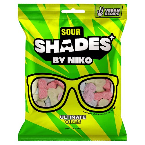 Shades by Niko Sour Ultimate Vibes 150g pack shot