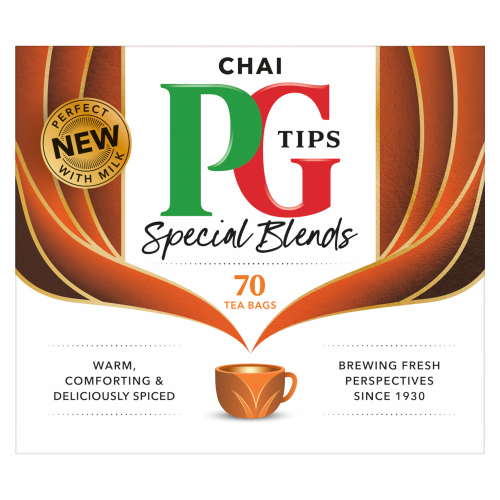 PG Tips Chai Teabags 175g pack shot