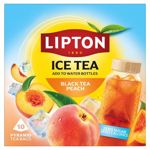 Lipton Ice Tea Infuse Peach 10pk (10 x 3.5g) pack shot