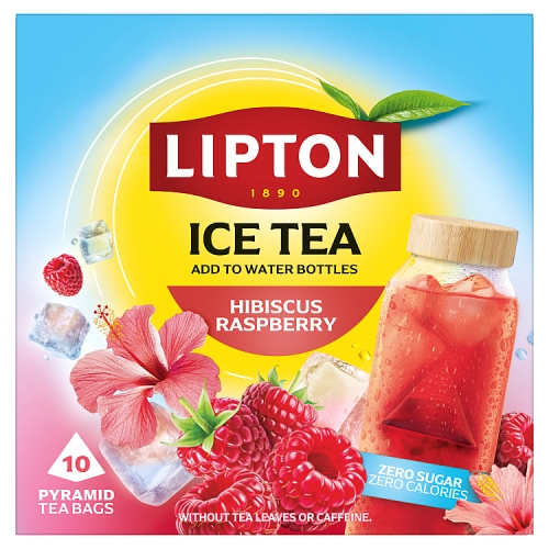 Lipton Ice Tea Infuse Raspberry & Hibiscus 35g pack shot