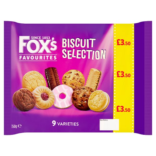 Foxs Favourite Assortment PM £3.50 350g pack shot