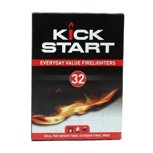 KickStart White Firelighters 32s pack shot