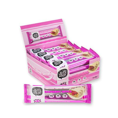 Yubi Protein Bars Raspberry Ripple 35g pack shot