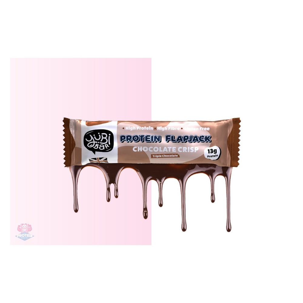 Yubi Bar Chocolate Crisp Protein Flapjack 50g pack shot