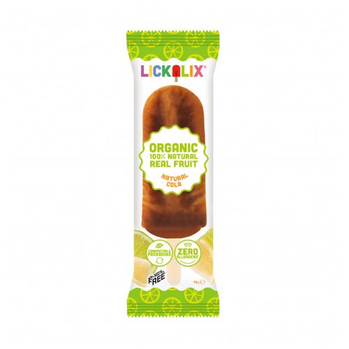 Lickalix Natural Cola Organic Ice Lolly 75ml pack shot