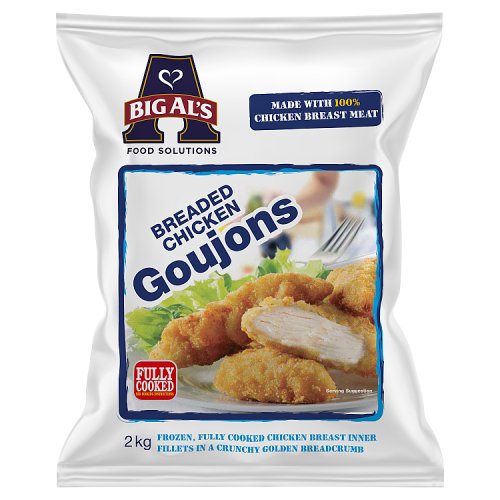 Big Als Breaded Chicken Goujons 2kg pack shot