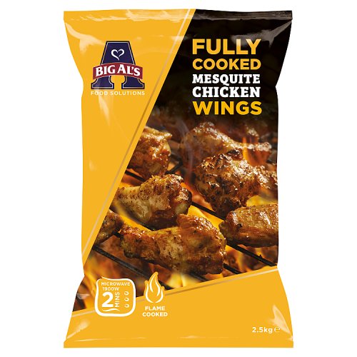Big Als Flame Grilled Chicken Wings 2.5kg pack shot