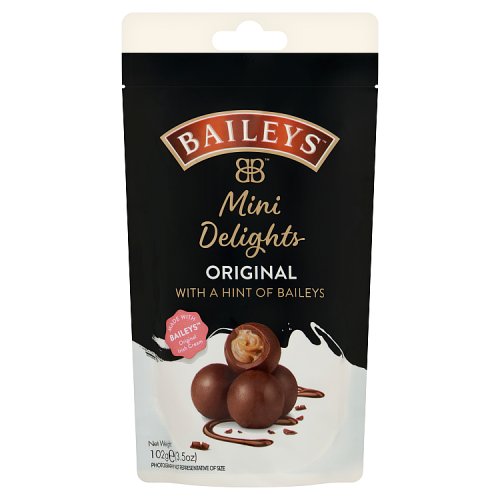 Baileys Milk Chocolate Mini Delights In Pouch 102g pack shot
