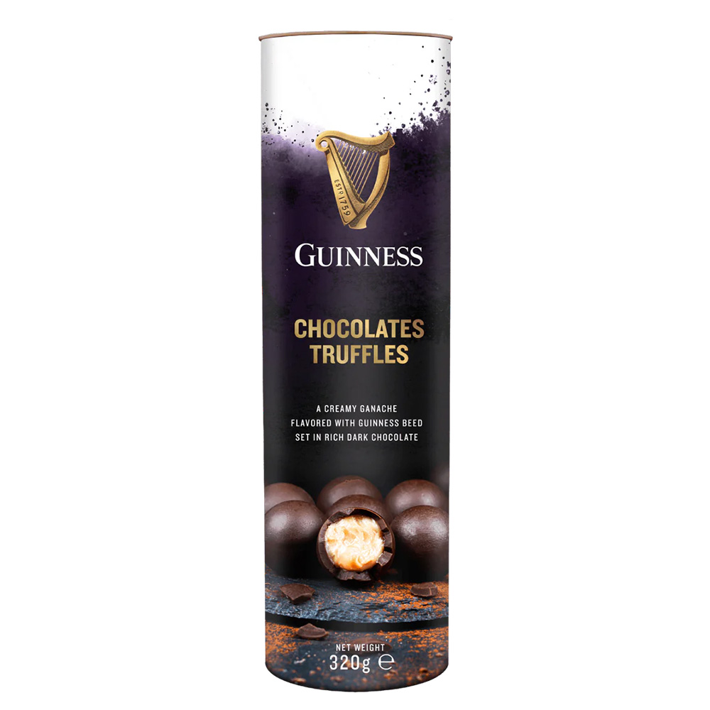 Guinness Truffles Tube 320g pack shot