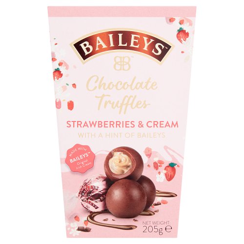 Baileys Strawberry & Cream Truffles 205g pack shot