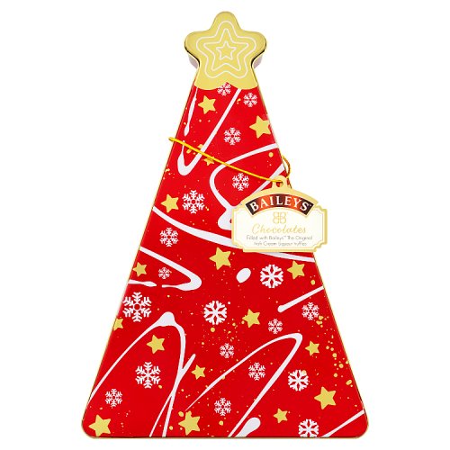 Baileys Xmas Tin Tree 228g pack shot