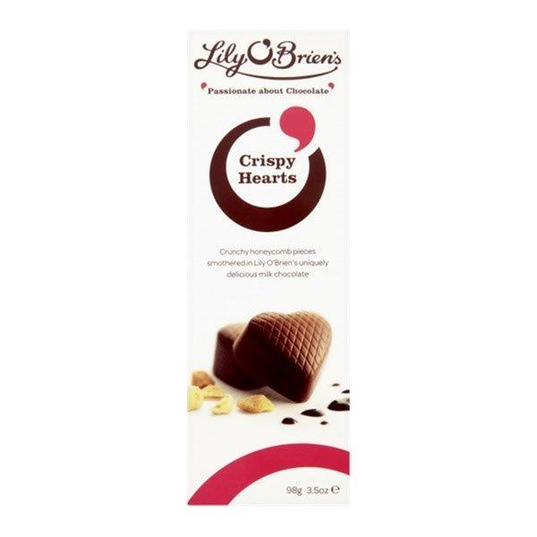 Lily O Briens Crispy Hearts Pouch 98g pack shot
