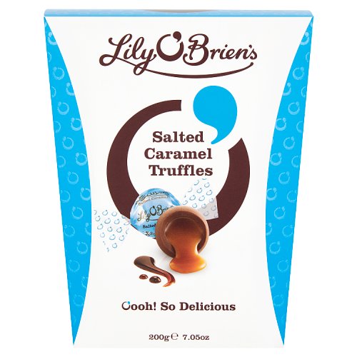 Lily O Briens Salted Caramel Truffles 200g pack shot