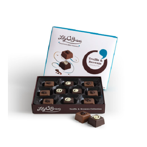 Lily O Briens Truffle & Brownie Collection 128g pack shot