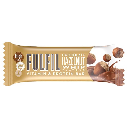 Fulfil Chocolate Hazelnut Whip Protein Bar 40g pack shot