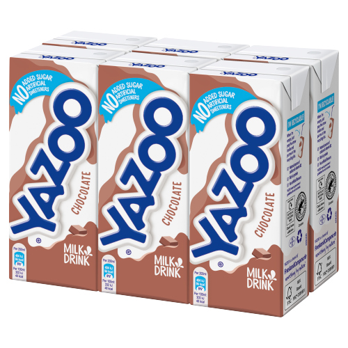 Yazoo Chocolate NAS 6pk (6 x 200ml) pack shot