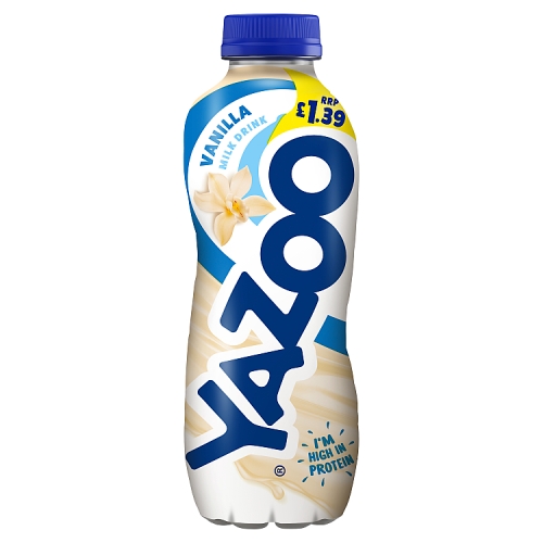 Yazoo Vanilla PM £1.39 400ml pack shot