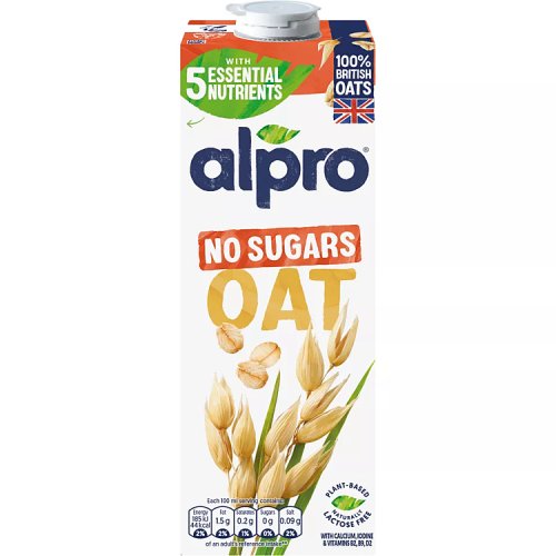 Alpro Oat No Sugars 1Ltr pack shot