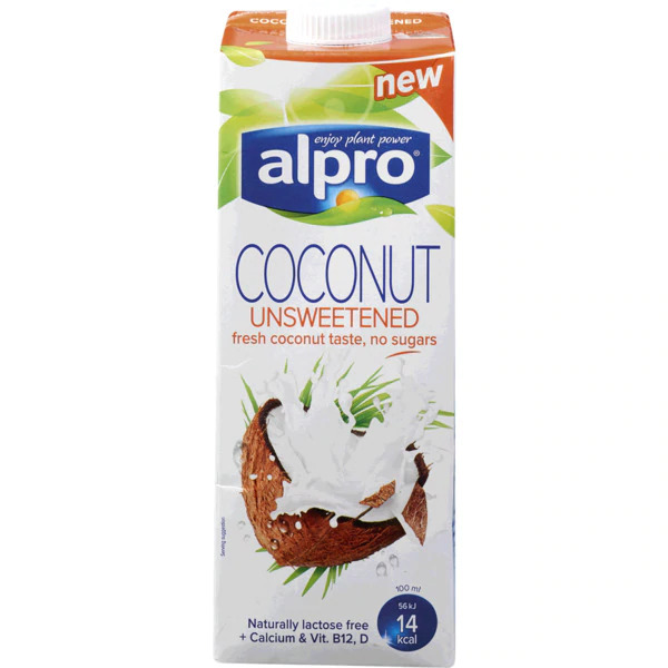 Alpro Coconut Unsweetened 1Ltr pack shot