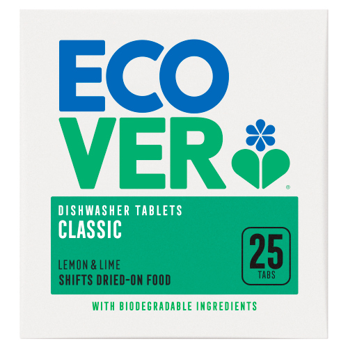 Ecover Dishwasher Tablets Lemon Citrus 25g pack shot