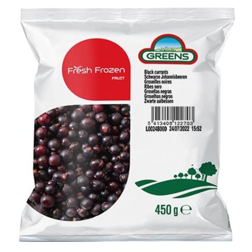 Greens Blackcurrants 1kg pack shot