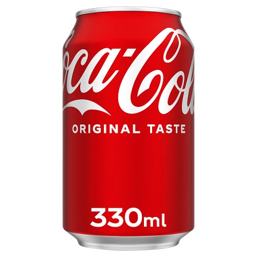 Coke Original 330ml pack shot