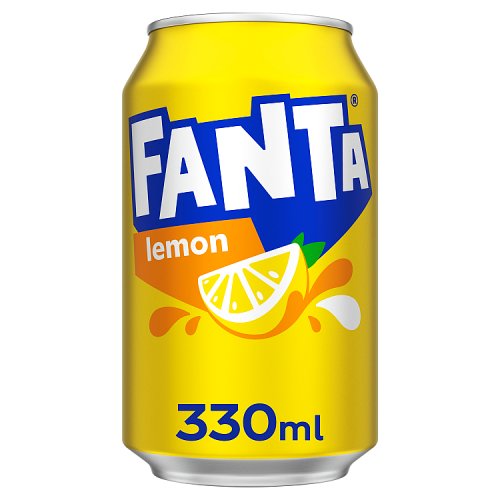 Fanta Lemon 330ml pack shot