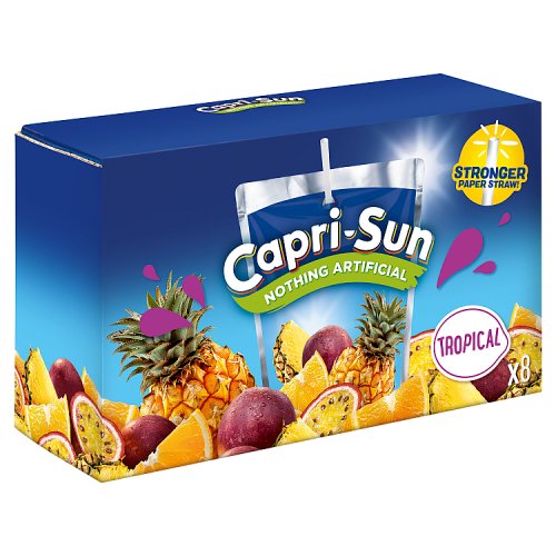 Capri Sun Tropical 8pk (8 x 200ml) pack shot