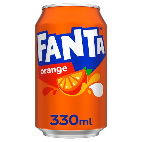 Fanta Orange 330ml pack shot