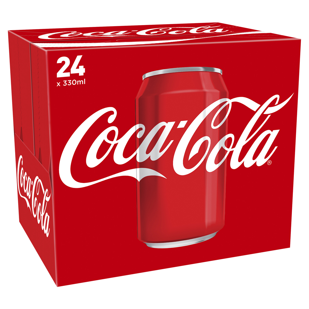 Coke Regular 24pk (24 x 330ml) pack shot