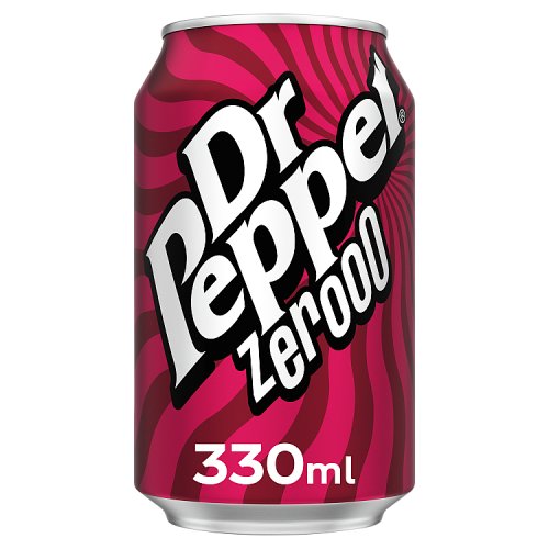 Dr Pepper Zero 330ml pack shot