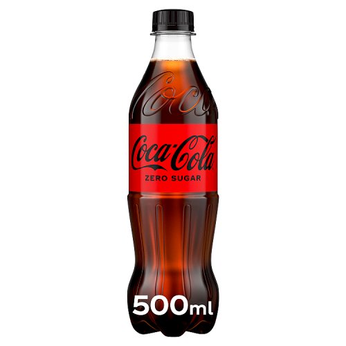 Coke Zero 500ml pack shot