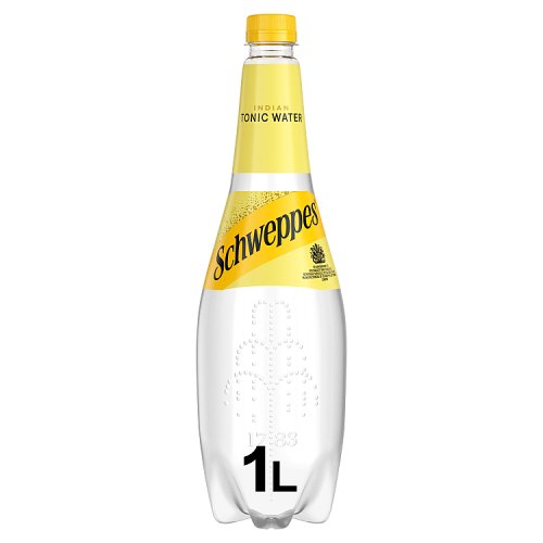 Schweppes Tonic Water 1Ltr pack shot