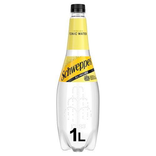 Schweppes Slimline Tonic Water 1Ltr pack shot
