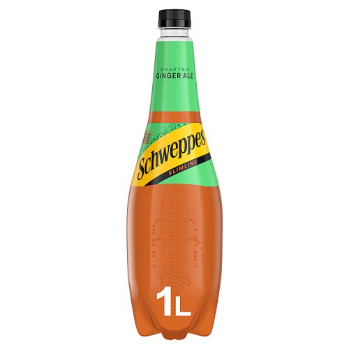 Schweppes Canada Dry Ginger Ale Light 1Ltr pack shot
