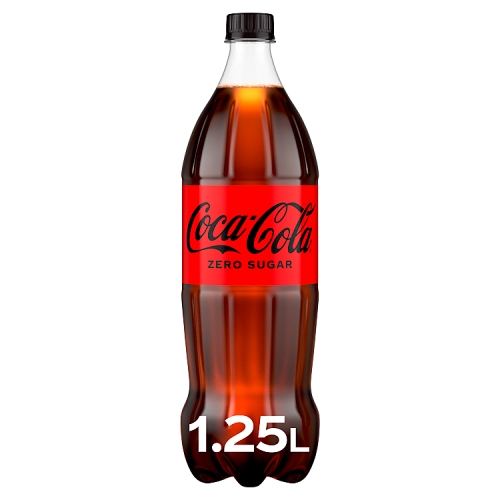 Coke Zero Sharesize 1.25Ltr pack shot