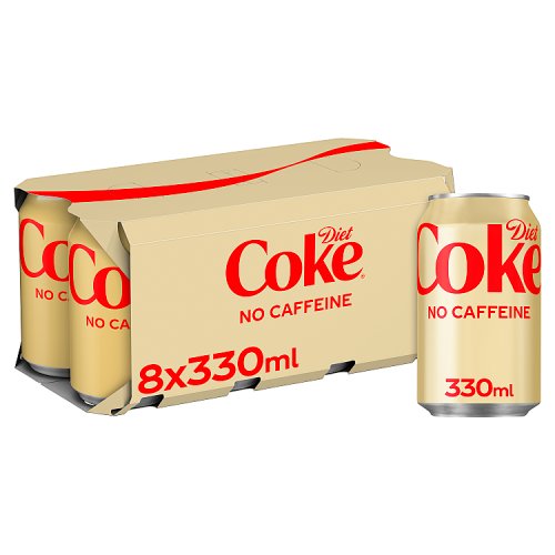 Coke Diet Caffeine Free 8pk (8 x 330ml) pack shot