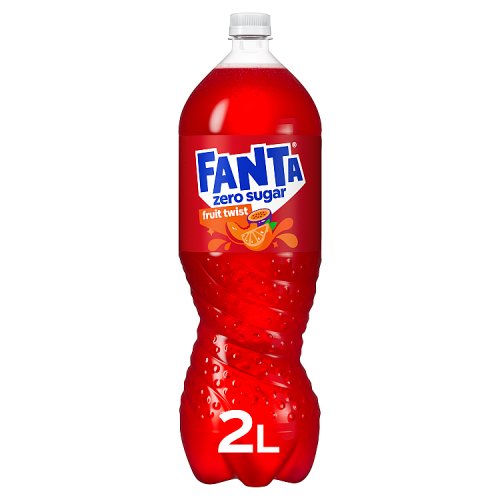 Fanta Zero Fruit Twist PET 2Ltr pack shot