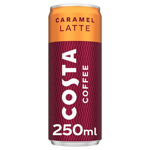 Costa Coffee Caramel Latte 250ml pack shot