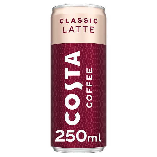 Costa Coffee Latte 250ml pack shot