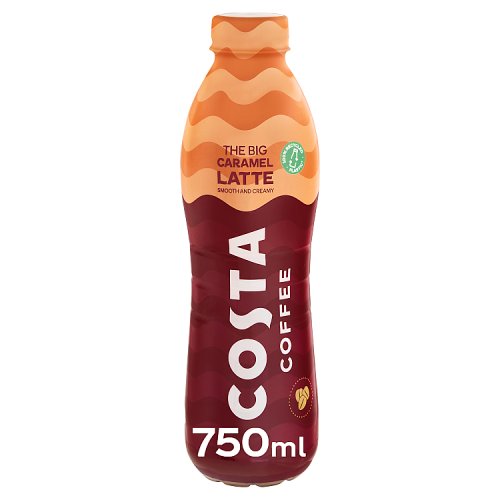 Costa Coffee Caramel Latte 750ml pack shot